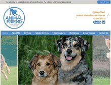 Tablet Screenshot of animalfriend.co.uk